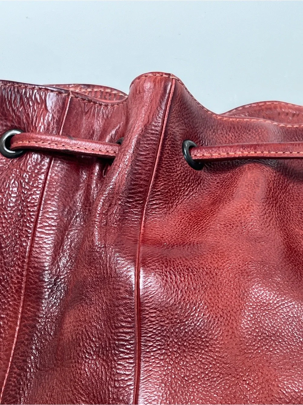 NWT! Bed Stu Eve Bucket Bag Monarch Red